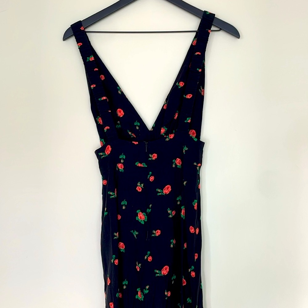 ASOS Black Floral Maxi Dress